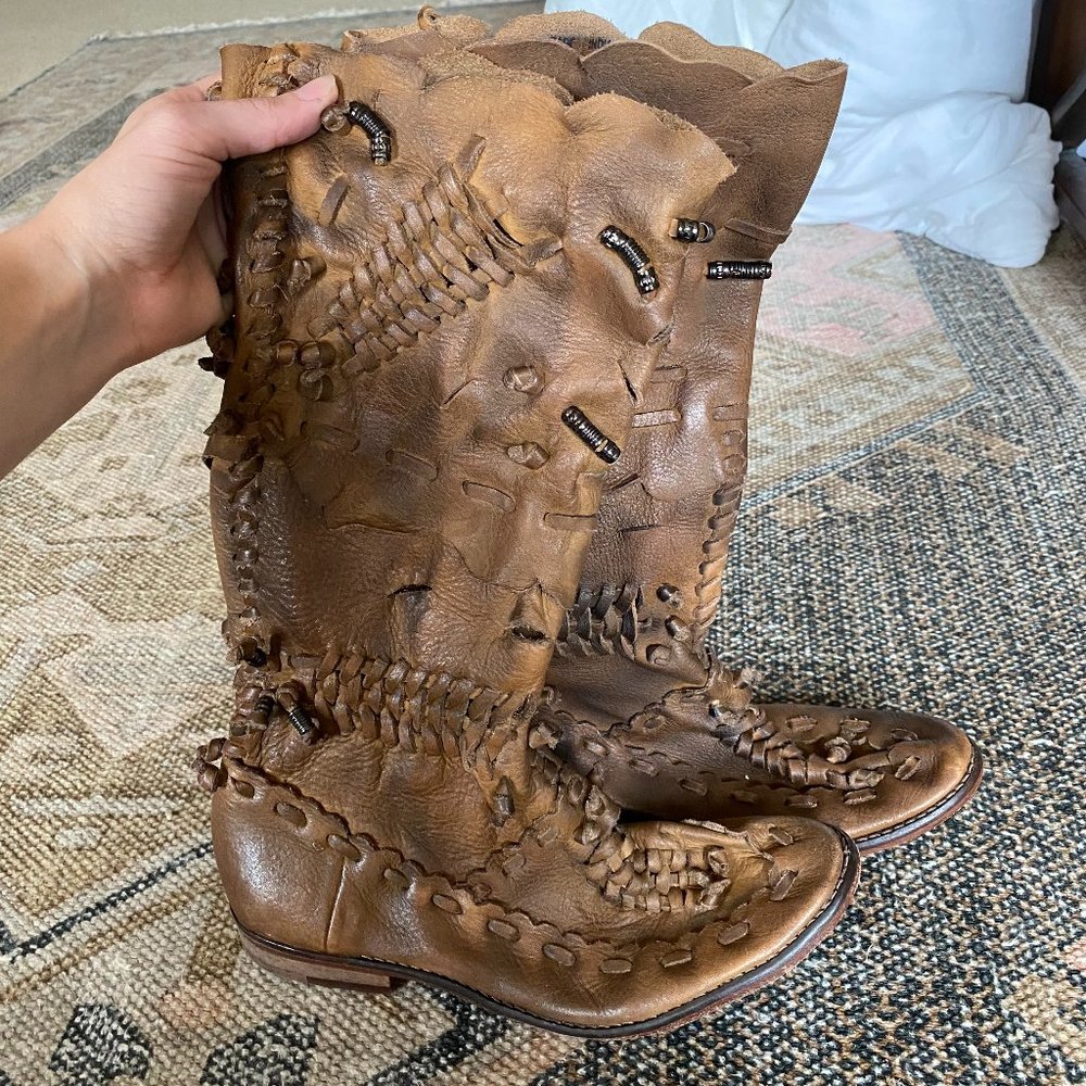 Freepeople Moccassin Leather Boots